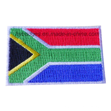 Insigne national de broderie de drapeau de drapeau sud-africain (GZHY-PATCH-011)